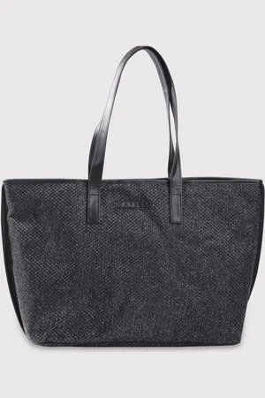 Caprese grey best sale solid handheld bag