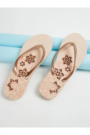 Lifestyle Women Printed Thong Flip-Flops