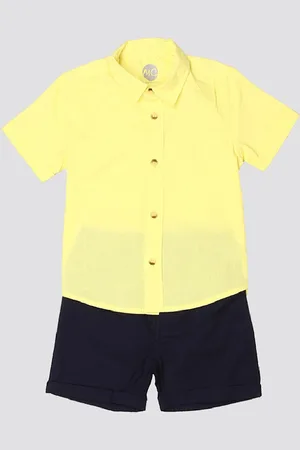 Mothercare Boys Pure Cotton Shirt with Shorts