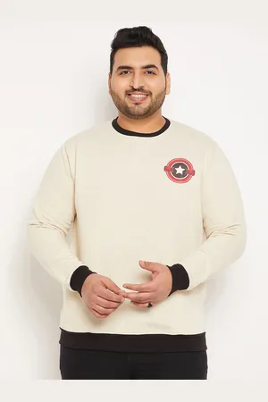 Bigbanana Cotton Round Neck Pullover Insert Pocket Straight Sweatshirt