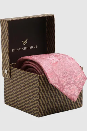 Blackberrys Woven Design Silk Formal Skinny Tie