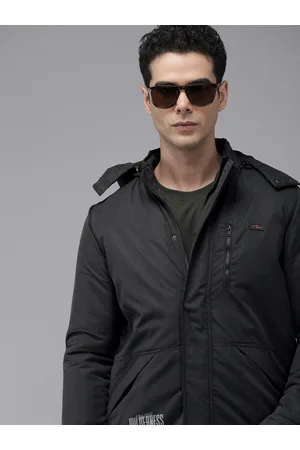 SPYKAR Men Solid Detachable Hood Padded Jacket