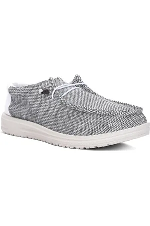 London Rag Men Textured Round Toe Textile Sneakers