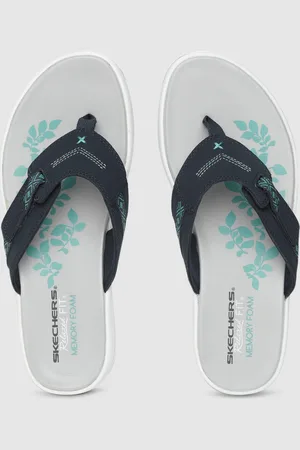 Skechers Women Navy Blue UPGRADES - MARINA BAY Thong Flip-Flops