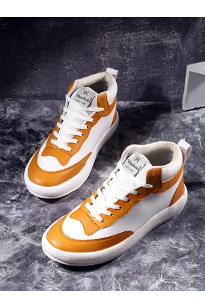 WOAKERS Men Colourblocked Mid-Top Lace-Ups Sneakers