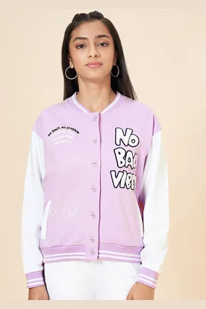 Pantaloons Girls Typographic Printed Sweatshirt