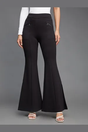 Miss Chase Women Relaxed High-Rise Trousers