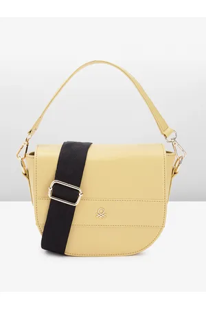 Benetton Solid Structured Sling Bag