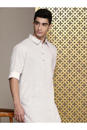 House of Pataudi Checked Regular Jashn Kurta with Pathani Salwar