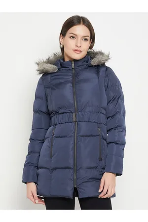 Duke Hooded Faux Fur Trim Longline Parka Jacket