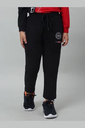 CANTABIL Boys Printed Mid-Rise Fleece Track Pants