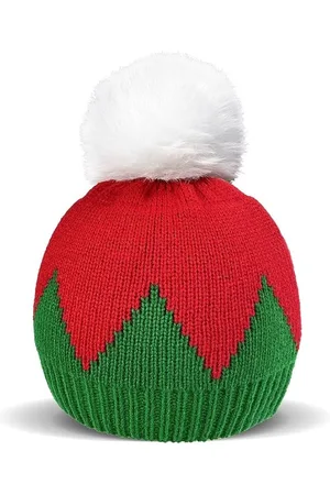 EL REGALO Kids Colourblocked Beanie