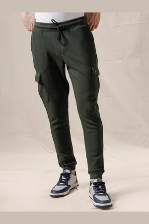 WROGN Men Mid Rise Slim-Fit Cotton Joggers