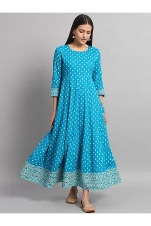 KBZ Ethnic Motifs Print Maxi Dress