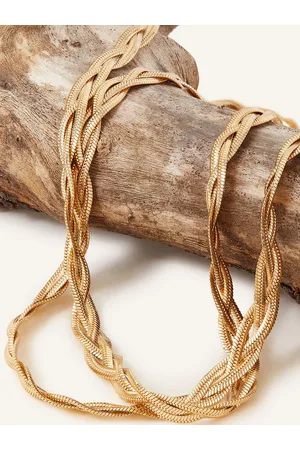 Accessorize Gold-Plaited Layered Chain Necklace