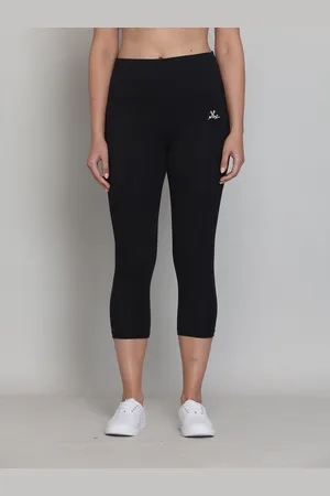 Muvazo Women High-Rise Three-Fourth Length Training Tights