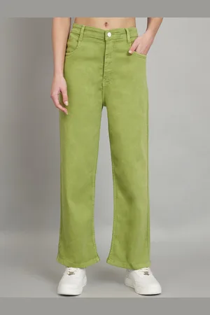 AngelFab Women Jean Relaxed Fit High-Rise Cotton Jeans