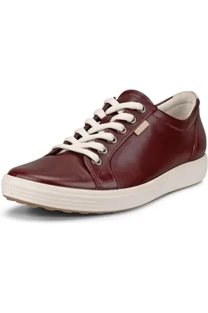 Ecco Women Soft 7 Andorra Leather Extra Wide Sneakers