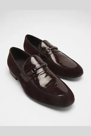 The Bear House Men Leather Slip-On Horsebit Loafers