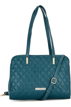 Caprese blue solid online shoulder bag