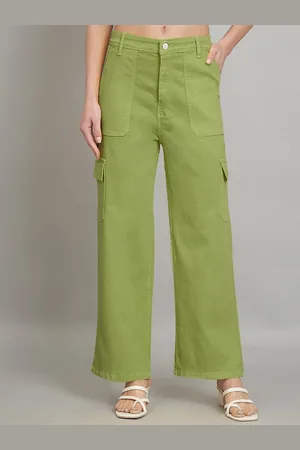 AngelFab Women Jean Relaxed Fit Mid-Rise Coloured Shade Clean Look Cotton Jeans