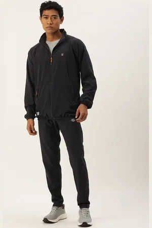 Sports52 Solid Mock Collar Training Tracksuit