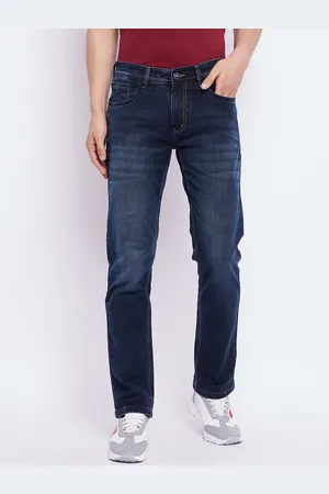 Duke Men Mid Rise Light Fade Clean Look Cotton Stretchable Jeans