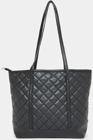 Styli Textured Zip Detail PU Shoulder Bag
