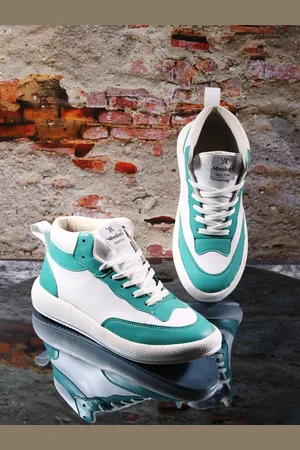 WOAKERS Men Colourblocked Mid-Top Lace-Ups Sneakers