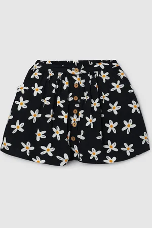 Max Collection Girls Floral Printed A-Line Skirts