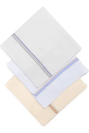 Arrow Men Pack Of 3 Pure Cotton Handkerchiefs