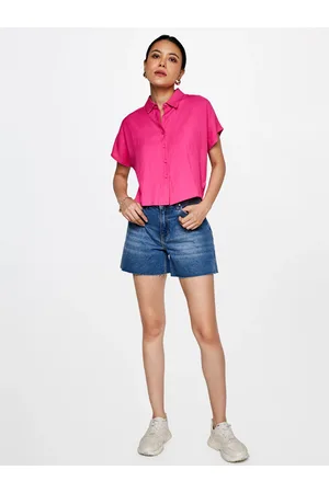 AND Crop Shirt Style Top