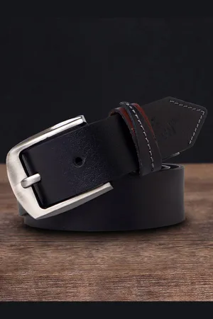 WROGN Men Textured Leather Slim Belt
