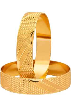 Shivansh Set Of 2 Gold-Plated Designed Bangle