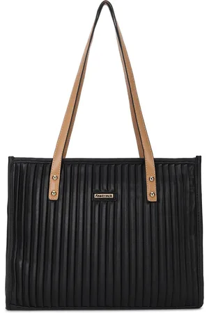 Fastrack Striped Shopper Tote Bag