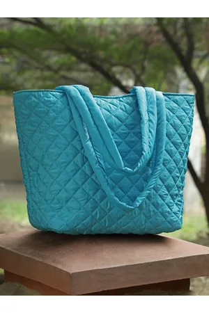 Anekaant Geometric Shopper Tote Bag with Quilted