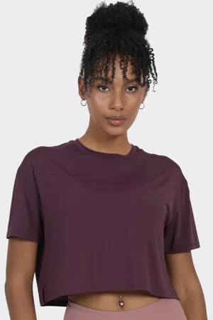 BlissClub AeroCool Breathable Lightweight Training Boxy Crop Top
