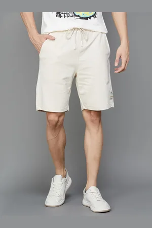 Smileyworld Men Mid-Rise Cotton Shorts