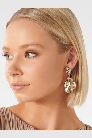 Forever New Gold-Plated Contemporary Drop Earrings