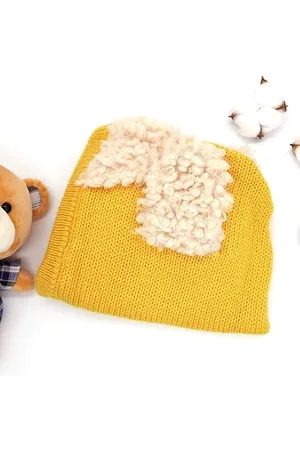 EL REGALO Kids Self Design Woollen Beanie