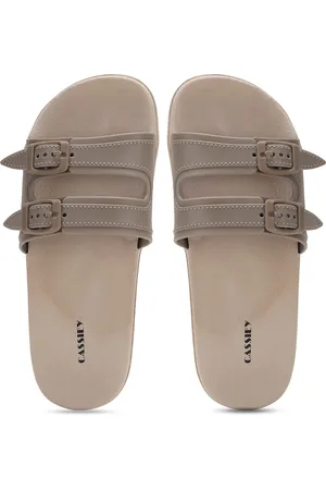 CASSIEY Women Buckle Detail Sliders