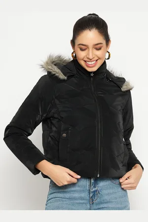 Duke Hooded Parka Jacket With Faux Fur Trim
