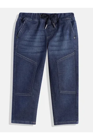 HERE&NOW Boys Comfort Fit Clean Look Stretchable Jeans