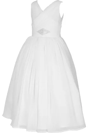 BAESD Girls V-Neck Maxi Fit And Flare Dress