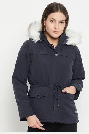 Duke Hooded Longline Fur Trim Parka Jacket