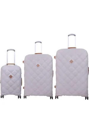 IT Luggage Unisex Set Of 3 Textured Hard-Sided Trolley Bags 71.12cm