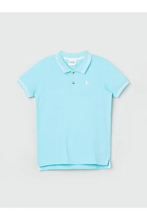 Max Collection Boys Short Sleeves Polo Collar Cotton T-shirt