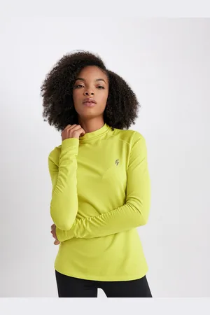 DeFacto Polo Collar Long Sleeves Opaque Sports T-shirt