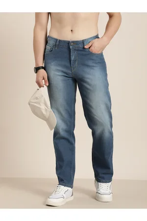 HERE&NOW Men Heavy Fade Stretchable Jeans