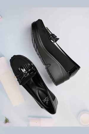 Jove Women Bow Detail Lightweight Loafers
